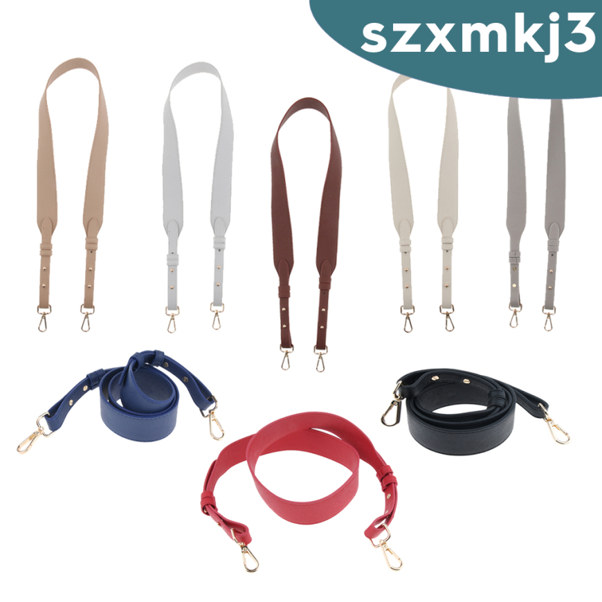 Dây da đeo túi xách bản rộng 4cm màu đen thay thế thông dụng