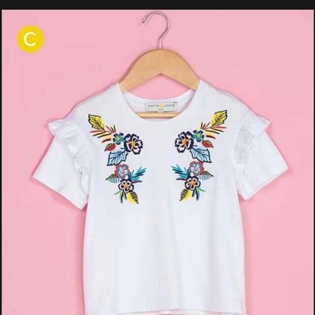 Áo phông Cache vợt sale, chất siêu đẹp. Size XS - XL: L(55-65kg) kết hợp với chân váy, Quần bò thì đẹp ngất luôn ý 😄😄