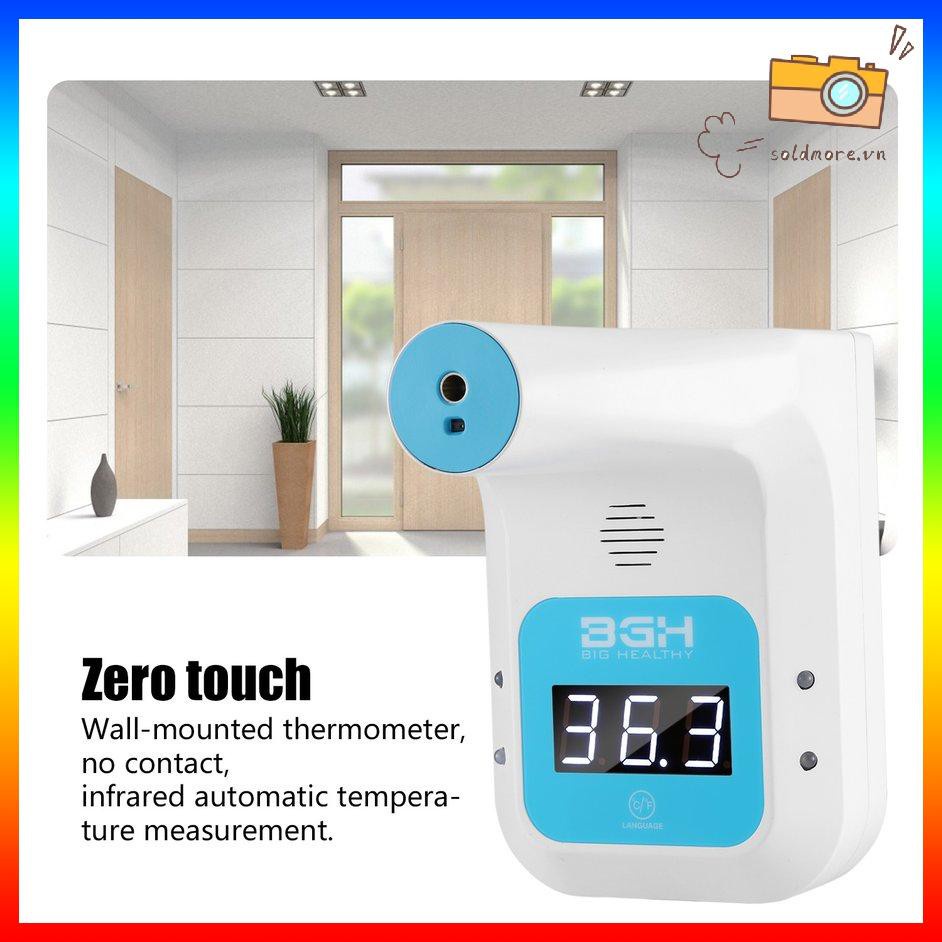 [SOE] Thermometer Practical Wall-mounted Non-contact Infrared Automatic Thermometer