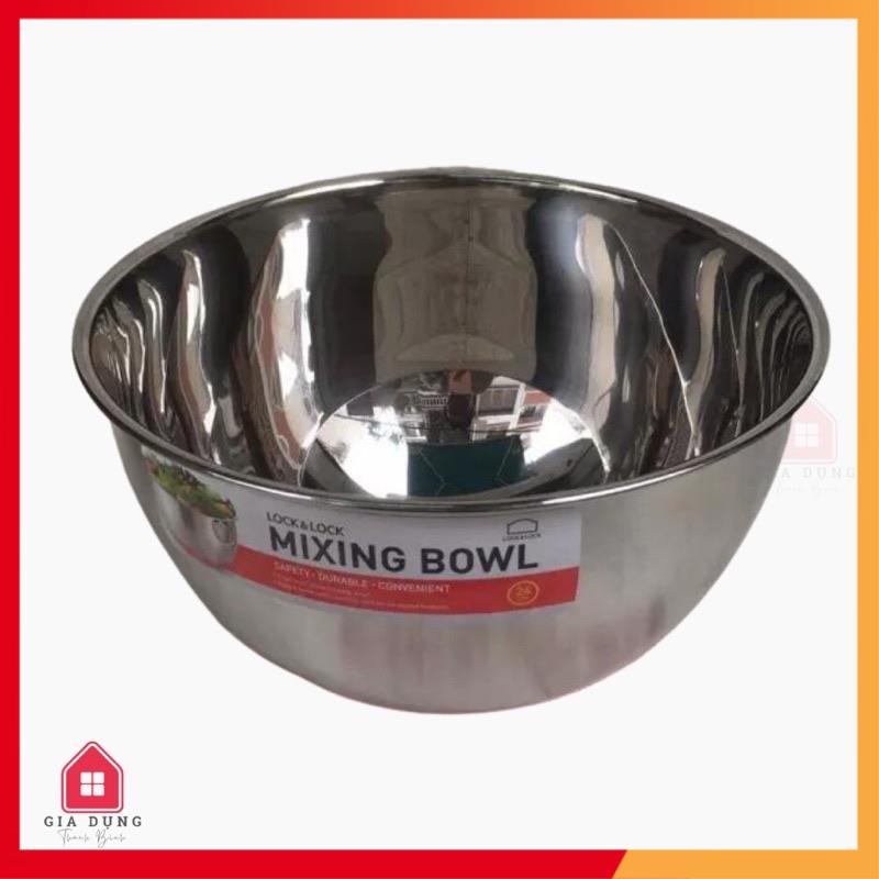 Tô Trộn Bằng Inox LocknLock Có Đế Silicone  - Hàng chính hãng