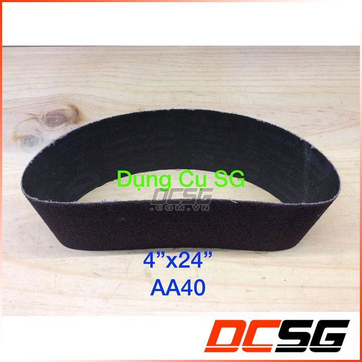 Nhám vòng 4&quot;x24&quot; AX35 độ hạt AA-40