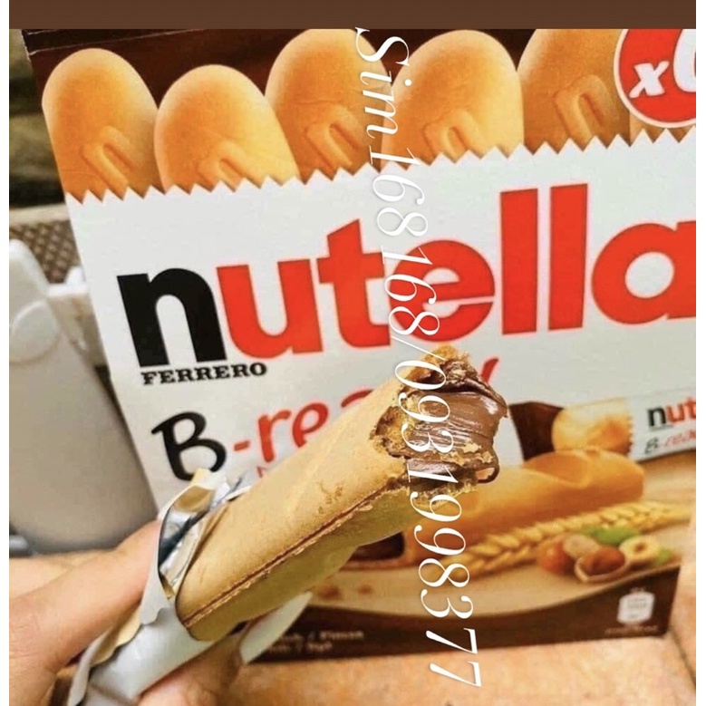 bánh nutella mhân kem sô cô la hạt phỉ