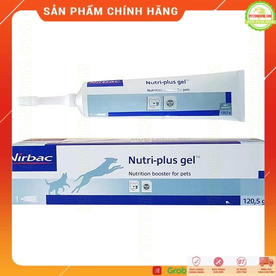 Gel dinh dưỡng Virbac Nutri plus Gel 120,5g 🏷️FRESHIP🏷️ bổ sung năng lượng,vitamin,đẹp da lông,chăm sóc sức khoẻ chó mèo