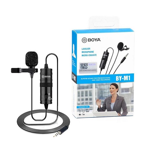Microphone Cài Áo Boya By-M1 Pro Giảm Ồn Mic Thu Âm Cài Áo Thu Âm Chuyên Nghiệp