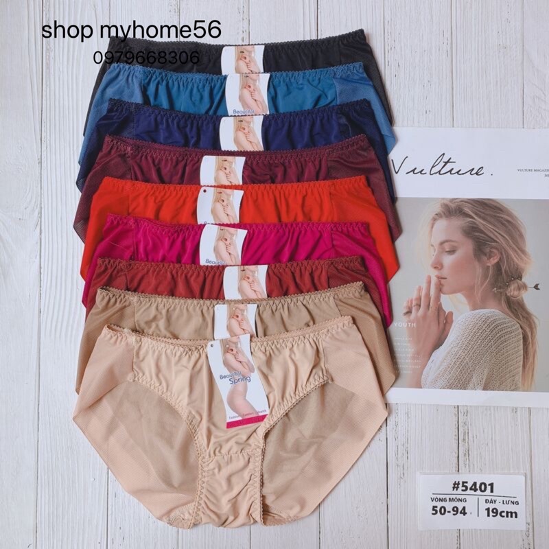 10 quần lót ren lưới siêu nhẹ,siêu thoáng 5410 myhome56