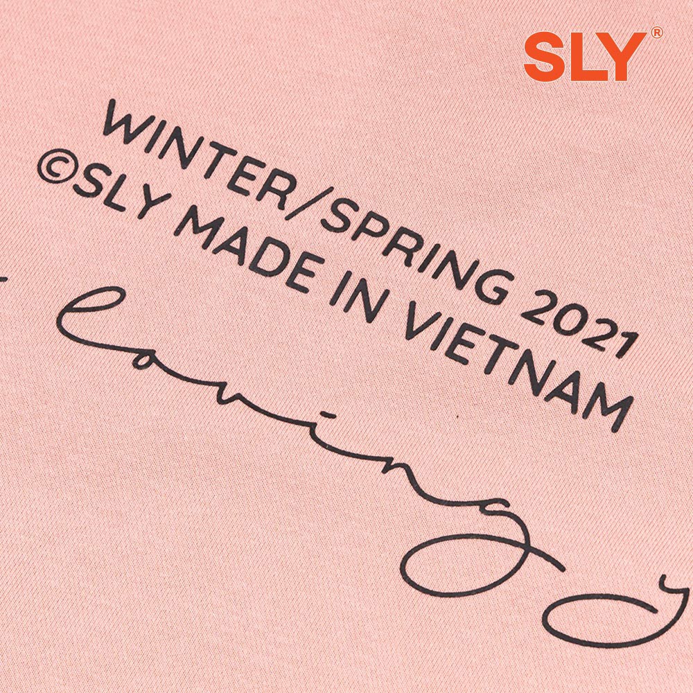 Áo Hoodie Nỉ Chân Cua SLY Sticker màu Pink Smoke | BigBuy360 - bigbuy360.vn