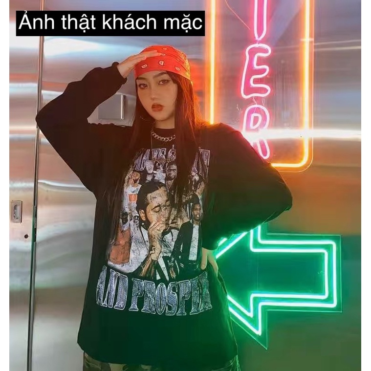 Áo phông dài tay thu - đông hàng QCCC OVERSIZE