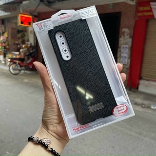 ￼Ốp Lưng Da Sần Sam Sung Galaxy Z Fold 4, Z Fold 3 Hãng SULADA Chống Bám Vân Tay Hàng Cao Cấp