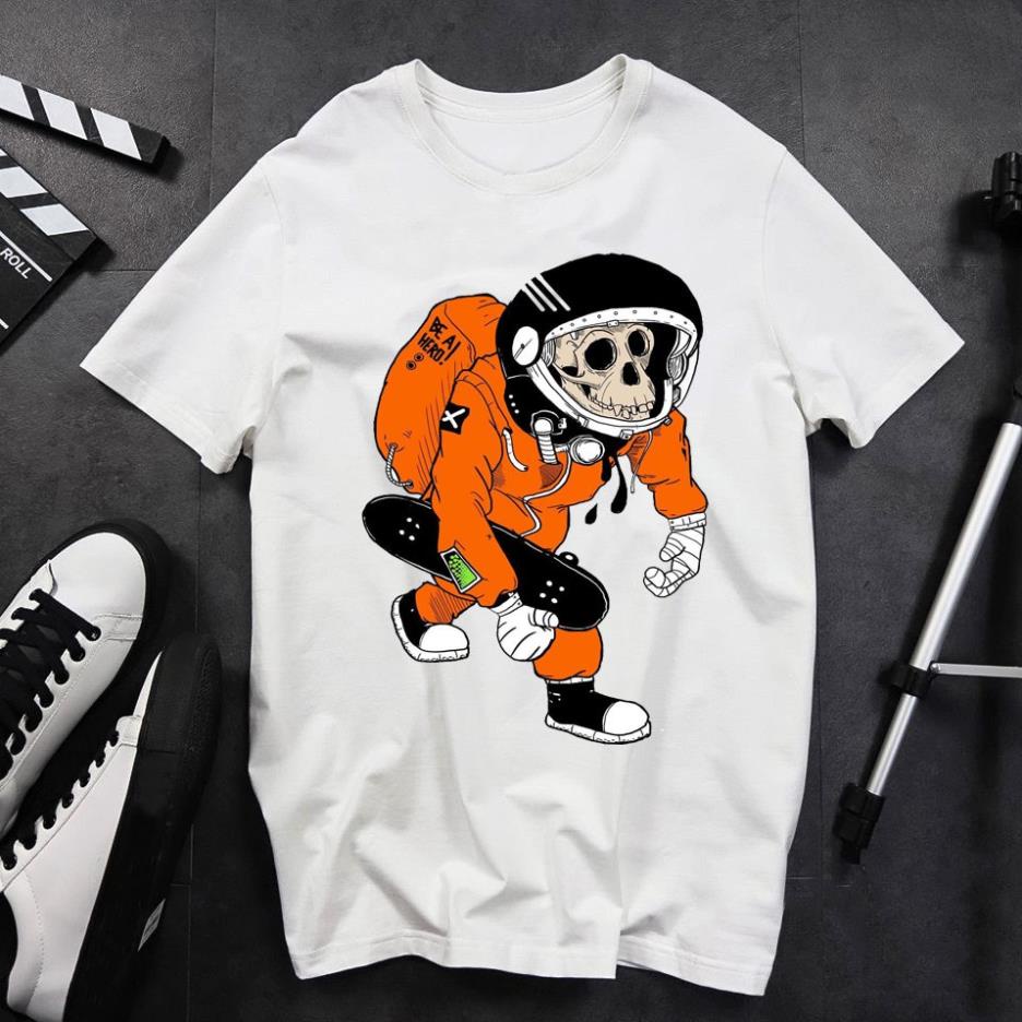 Áo Thun Nam Nữ Tay Ngắn UNISEX Độc Quyền In Hình Khỉ Vui Nhộn Chất Cotton Mịn Mát