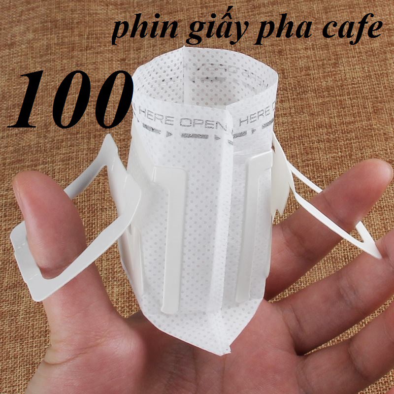 Combo 100 phin giấy pha cà phê đi du lịch