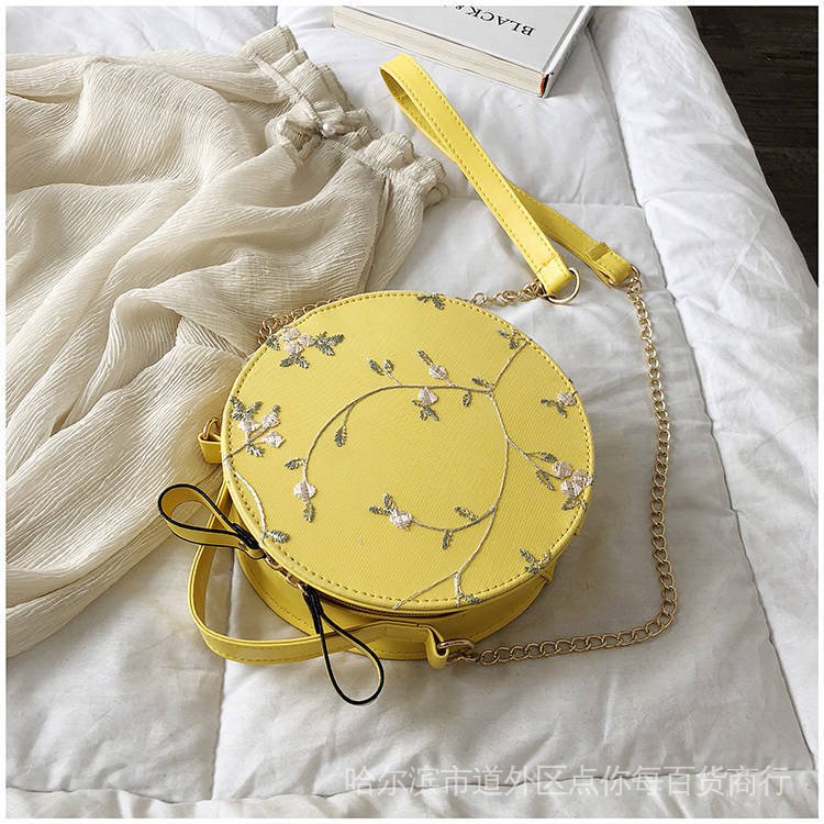 Túi Đeo Vai Thêu Ren Thủ Công Phong Cách Trung Hoa Cổ Điển PU