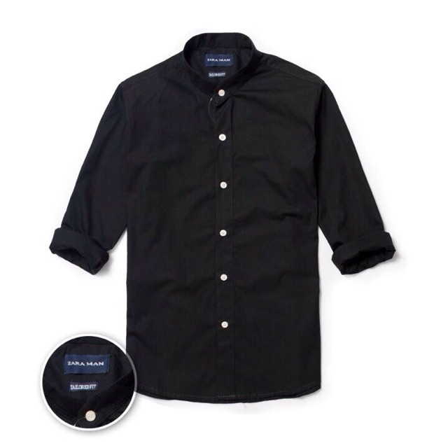 [TEDDY5 giảm 5%] Áo sơ mi nam cổ trụ VNXK thời trang (xám) | BigBuy360 - bigbuy360.vn