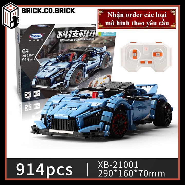 Đồ chơi xếp hình sáng tạo - Mô hình lắp ráp non lego- LEGO TECHNIC RACING CAR XE ĐUA CÔNG THỨC 1 - XB21001