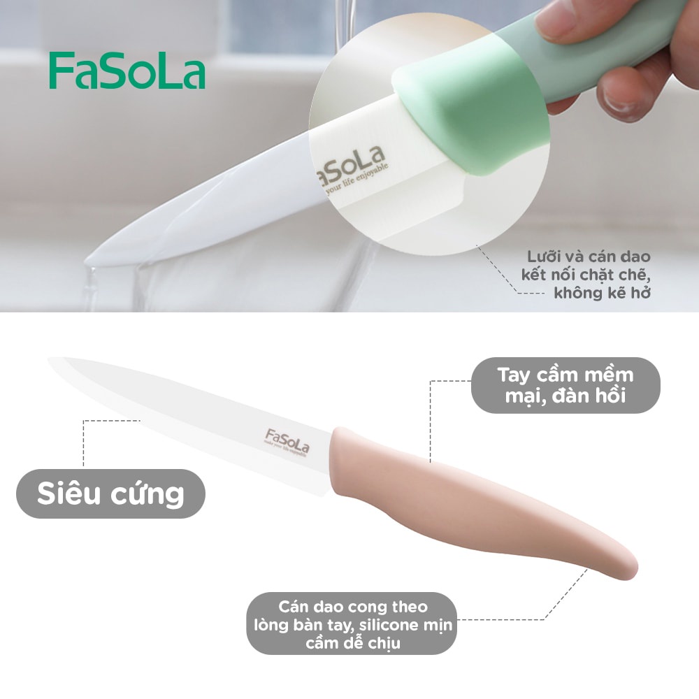 Dao gốm làm bếp cao cấp FASOLA FSLJJ-049