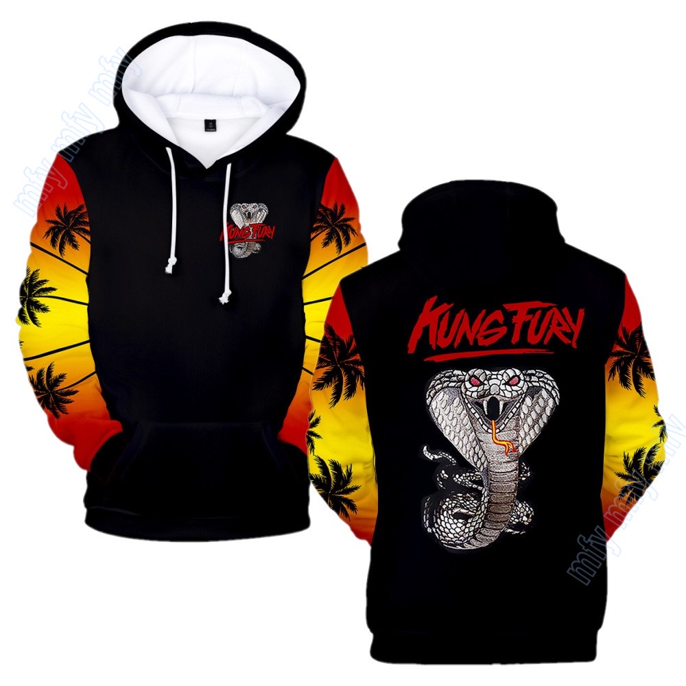 Áo Khoác Hoodie Hóa Trang Nhân Vật Hoạt Hình Cobra Kai The Karate Dành Cho Người Lớn/Trẻ Em
