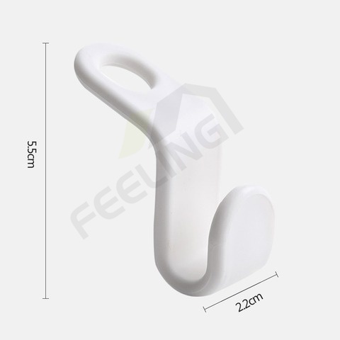 10 Set Móc Treo Đồ Bằng Nhựa Đa Năng Tiết Kiệm Không Gian