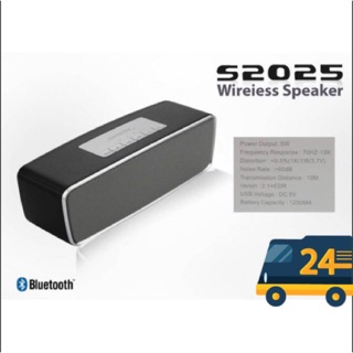 Loa Bluetooth s2025 Wireiess Speaker Bass Cực Đã