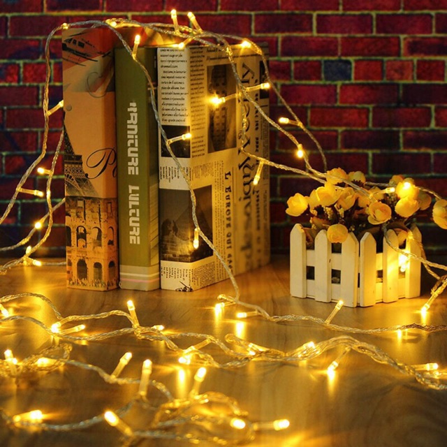 Dây đèn led treo tường 3m dùng pin 🎄