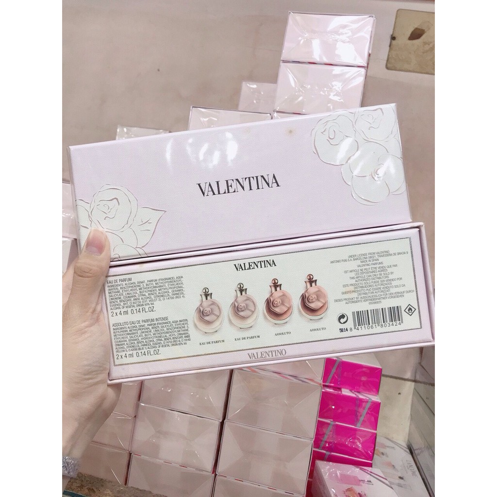 Set Nước Hoa Valentino Valentina (4*4ml) | Thế Giới Skin Care