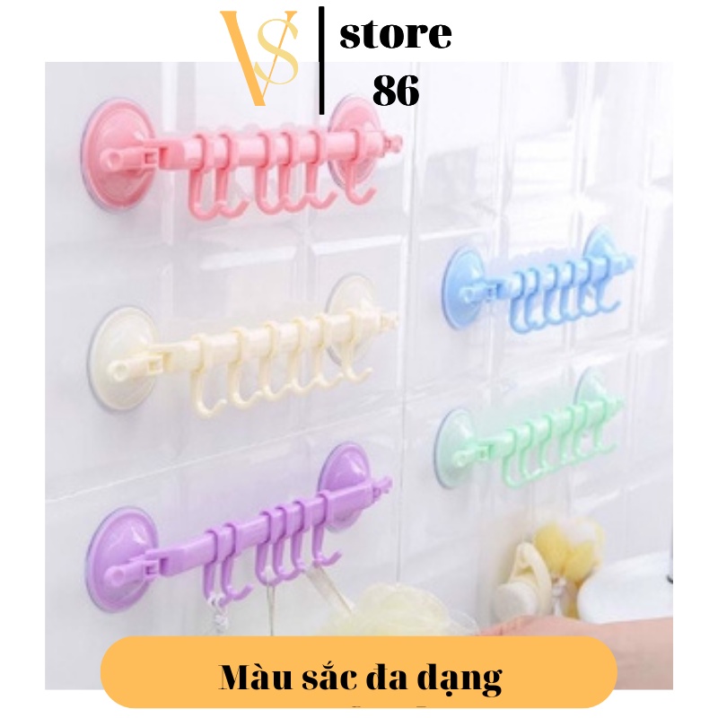 Móc Treo Nhà Tắm, Nhà Bếp Hút Chân Không - 2 Đầu Hít Chân Không