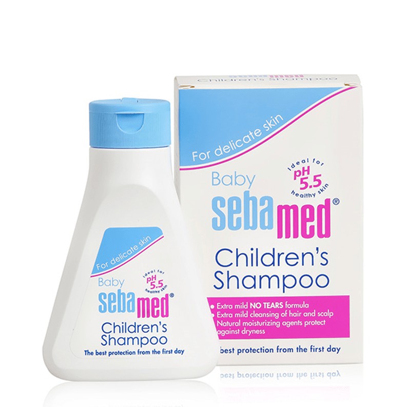 Dầu gội dịu nhẹ không cay mắt bé Sebamed pH5.5 Baby Children's Shampoo 150ml