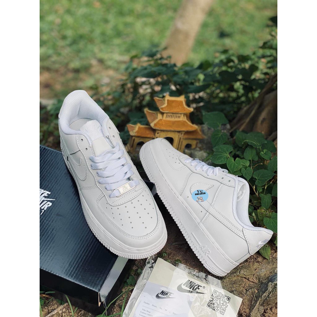 [BẢN ĐẾ KHÔNG VÀNG] Giày 𝐍𝐢𝐤𝐞 air force 1 trắng nam nữ, giày sneaker 𝐍𝐢𝐤𝐞 AF1 trắng bản đẹp đầy đủ bill box | BigBuy360 - bigbuy360.vn