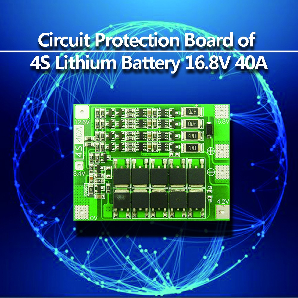 4S 16.8V 18650 Charger Lithium Battery Circuit Protection Board Balancer
