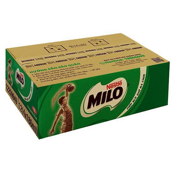 [Mã NESCAFE67 -20% ĐH 150K] Thùng 48 hộp sữa nước Nestle Milo 180ml/ hộp | BigBuy360 - bigbuy360.vn