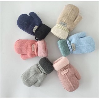 Găng tay trẻ em 👣FREESHIP👣 Găng tay len dành cho bé trai bé gái mùa đông 1-3 tuổi GT02