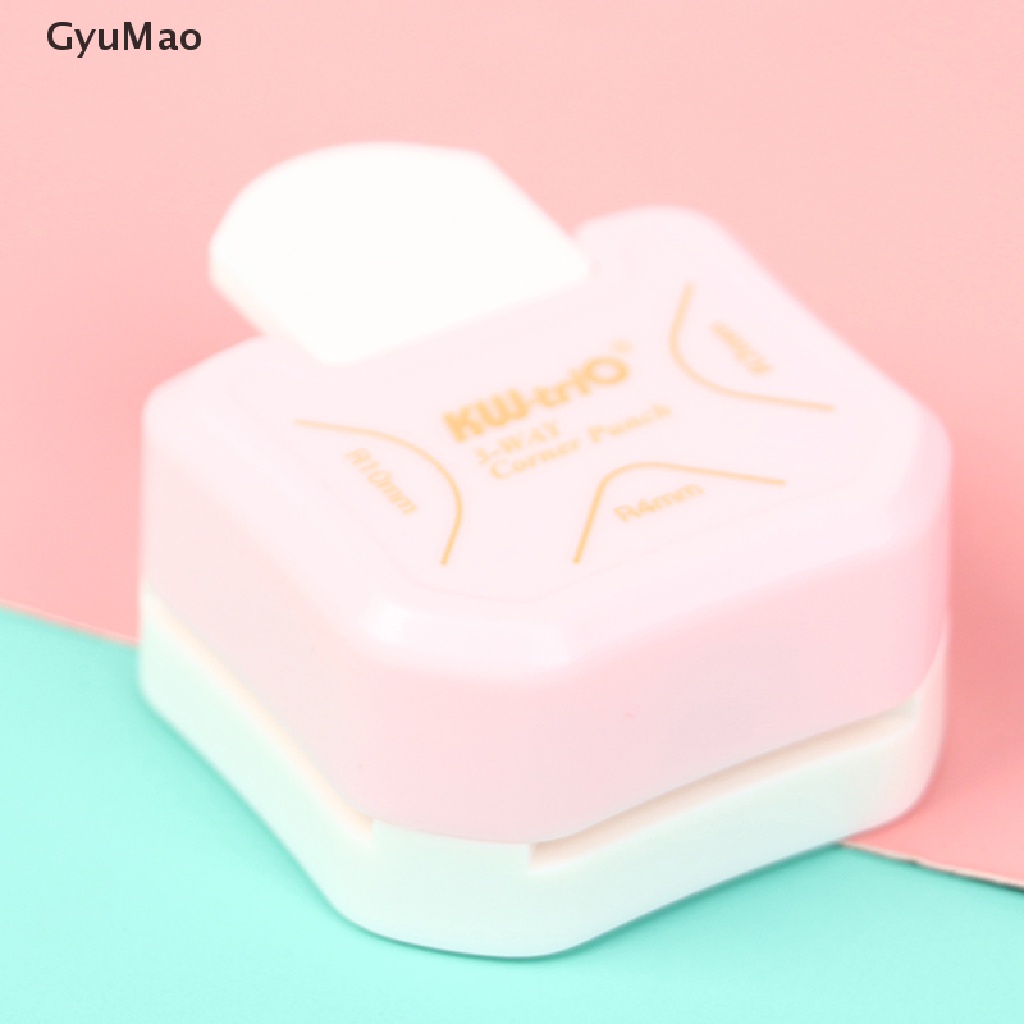 [cxGYMO] Mini Corner Rounder Punch 3 Way Corner Cutter DIY Round Edgers Trimmers  HDY