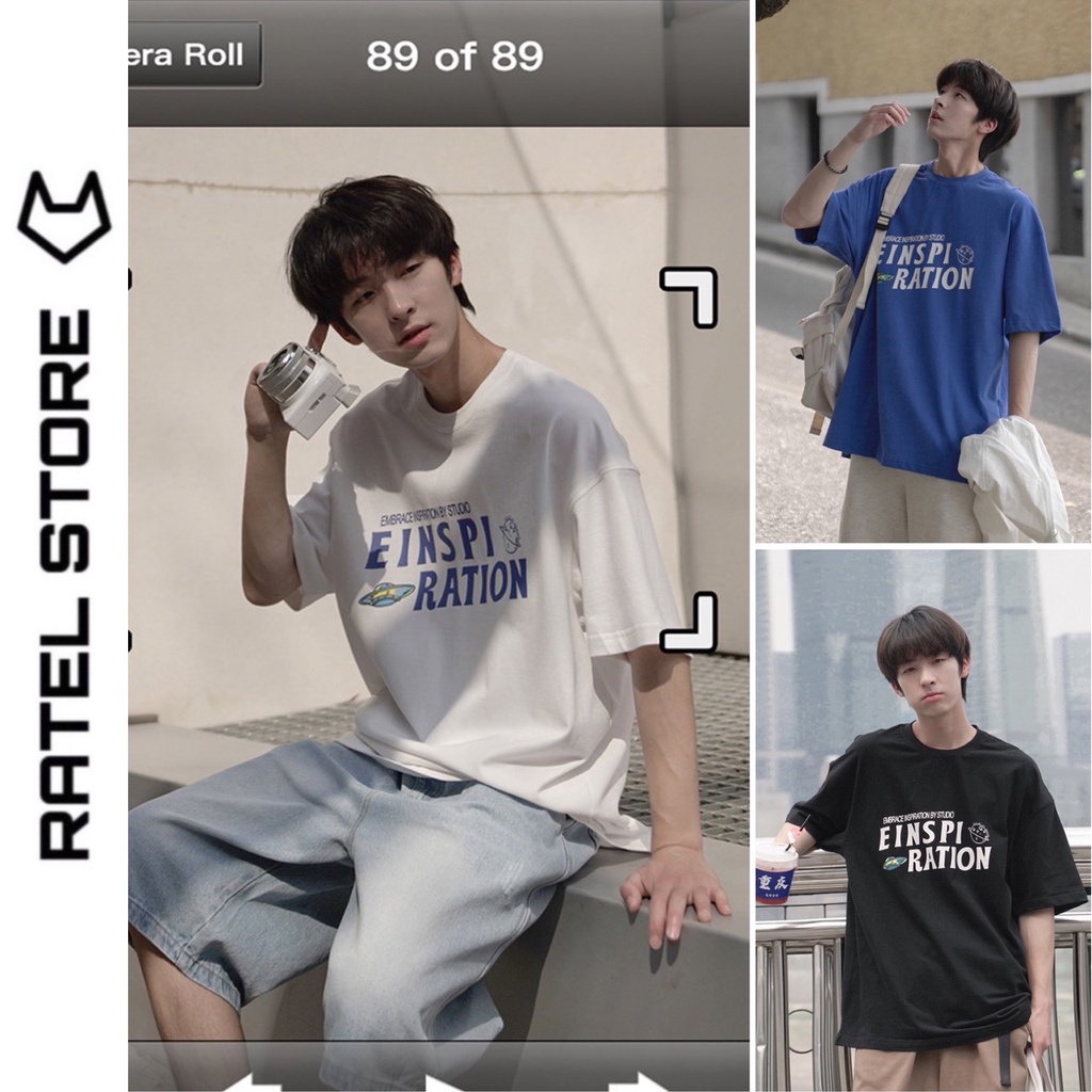 Áo Thun Local Brand T-Shirt TEE EINS ĐĨA BAY HÀNH TINH UNISEX NAM NỮ FORM RỘNG