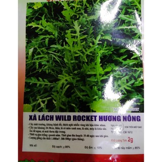 Hạt xà lách Rocket - gói 2 gram