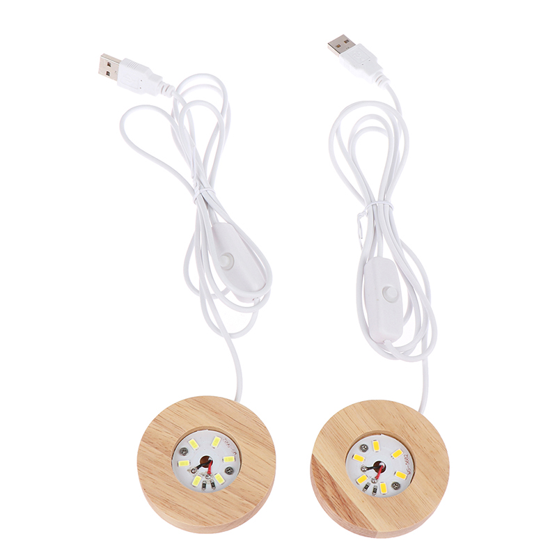 Đế Đèn Ngủ Bằng Nhựa Resin Pha Lê + Gỗ Nghệ Thuật Dùng Trang Trí