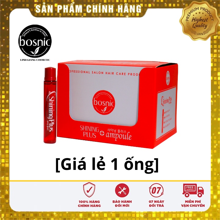 Huyết Thanh Phục Hồi Tóc Hư Tổn Shining Plus BOSNIC 13ML