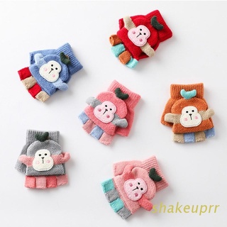 Găng Tay Len Hở Ngón Dễ Thương Cho Bé