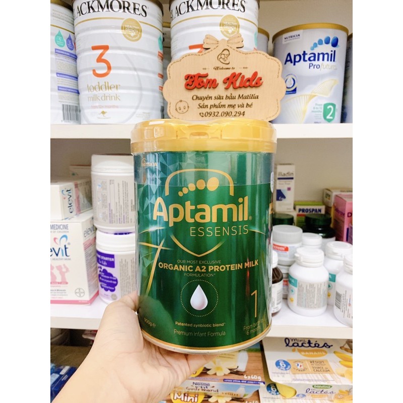 Sữa Aptamil Essensis nội địa Úc số 1 2 3 hộp 900g