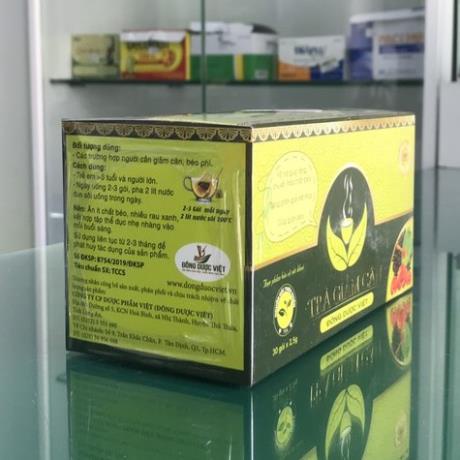 Trà giảm cân đông dược Việt - Hỗ trợ giúp chuyển hóa chất béo, giảm mỡ thừa, giảm cân hiệu quả (Hộp 30 gói)