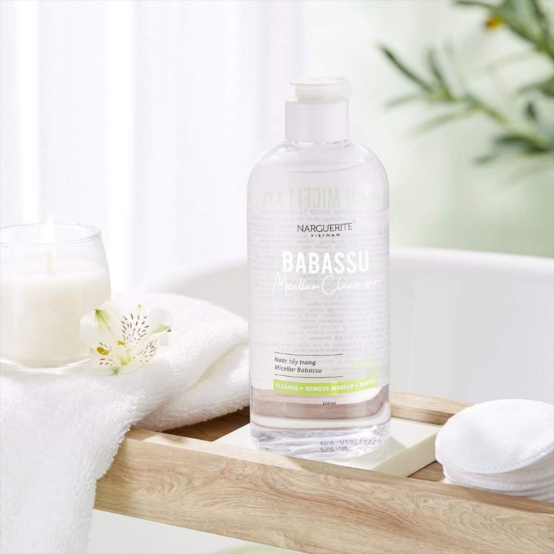 [Chính hãng công ty] NƯỚC TẨY TRANG NARGUERITE - BABASSU MICELLAR CLEANSER (300ml) | BigBuy360 - bigbuy360.vn