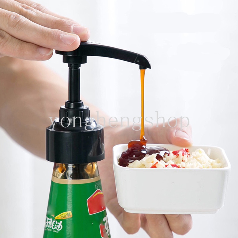 Bình đựng nước sốt/ giấm dạng nhấn tiện dụng cho nhà bếp