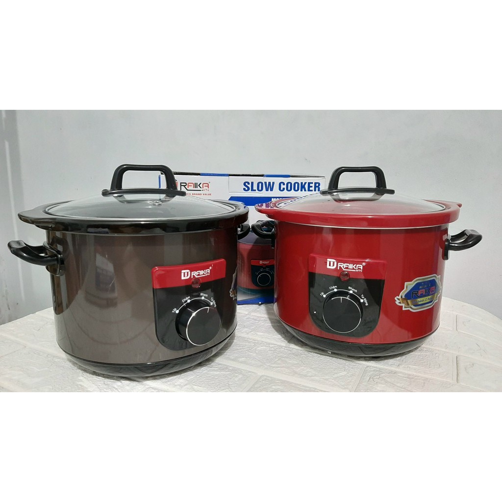 Nồi kho cá, nấu cháo HQStar HQ-238, Ceramic 2.5L, BH 12 tháng, nồi hầm chậm đa năng Raika, Đạt Tường, Matika