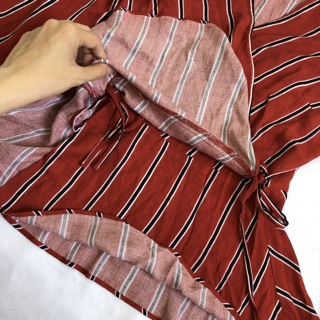 Áo Vạt Chéo Sleeve Wrap Top ANKO