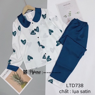 LUALA PIJAMA - bộ lụa dài tay