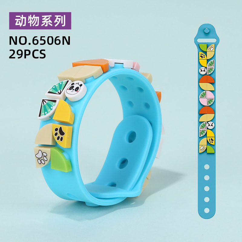 Vòng Đeo Tay Silicone Khối Lắp Ráp 6501n-6n