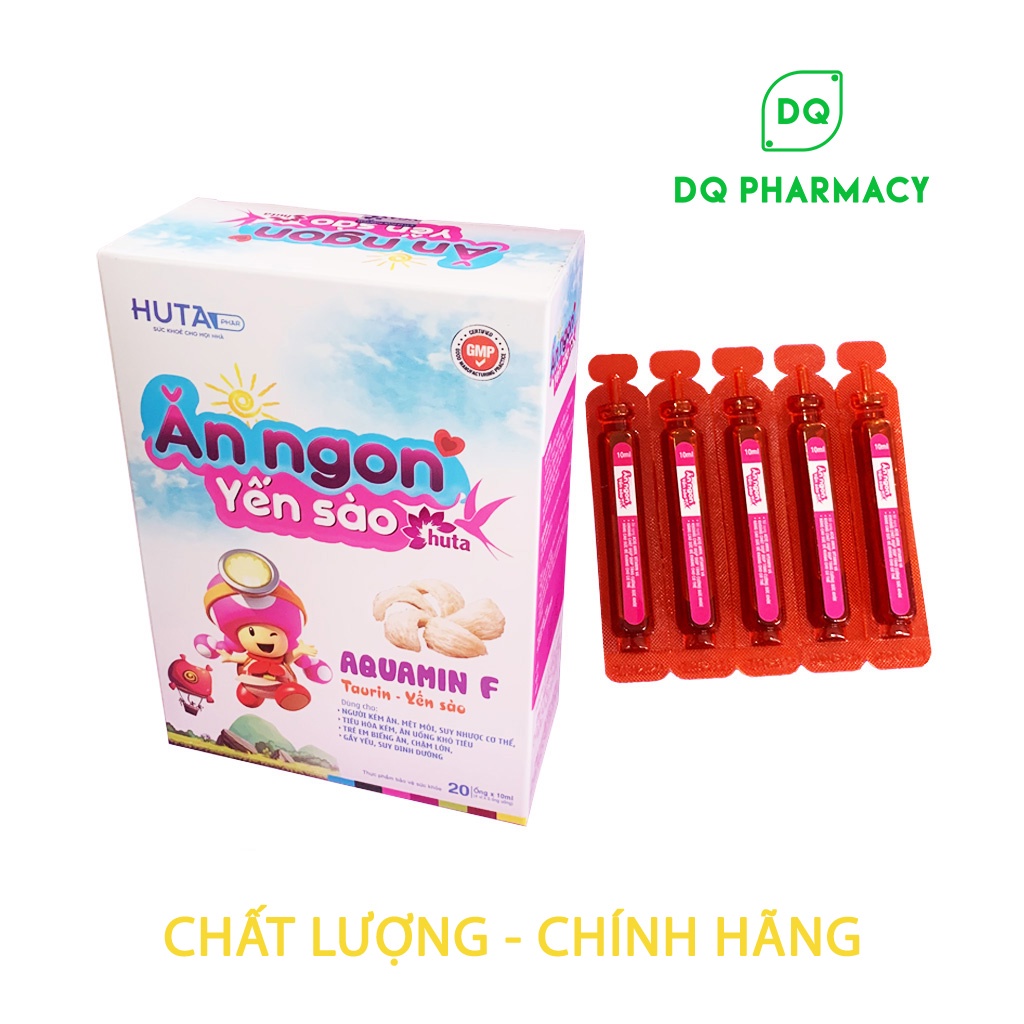 Siro ăn ngon Yến Sào, thuốc bổ cho bé biếng ăn hộp 20 ống 10ml