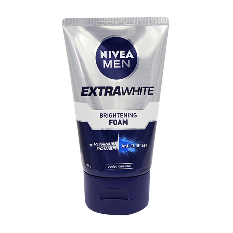 Sữa rửa mặt sáng da Nivea Men Extra White 10x Effect 100g