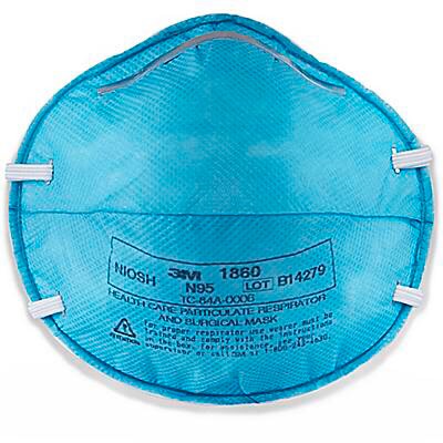 Khẩu trang 3M 1860 N95 tiêu chuẩn trong y tế FDA 20 cái/ hộp.Cam kết chính hãng.