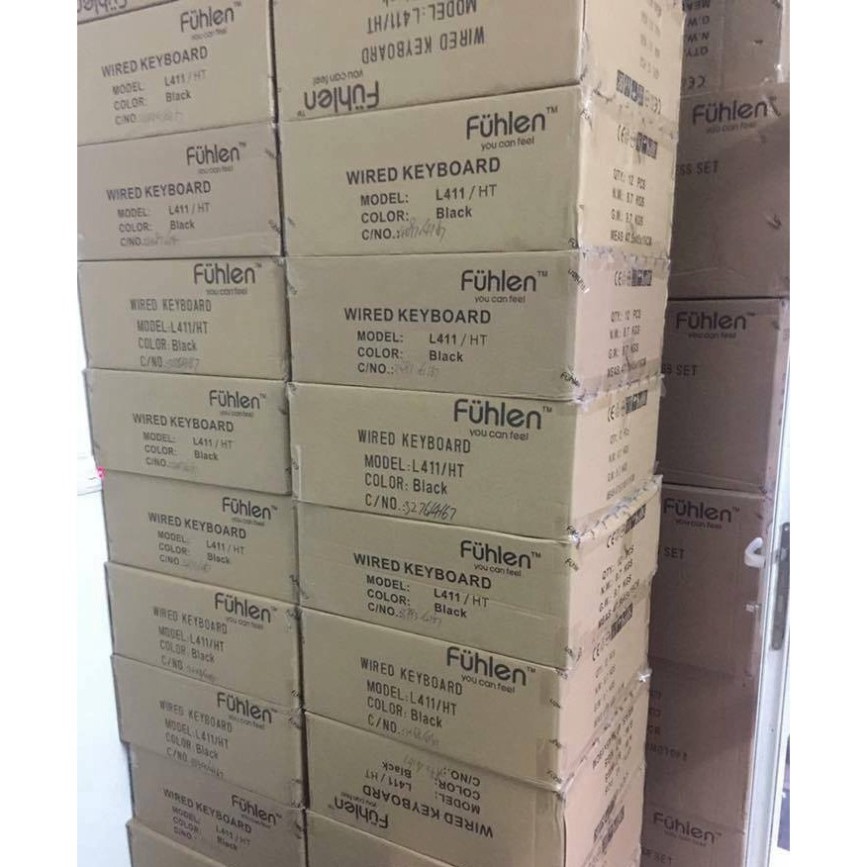 Bàn phím Fuhlen L411 bảo hành 2 năm chính hãng Ninza