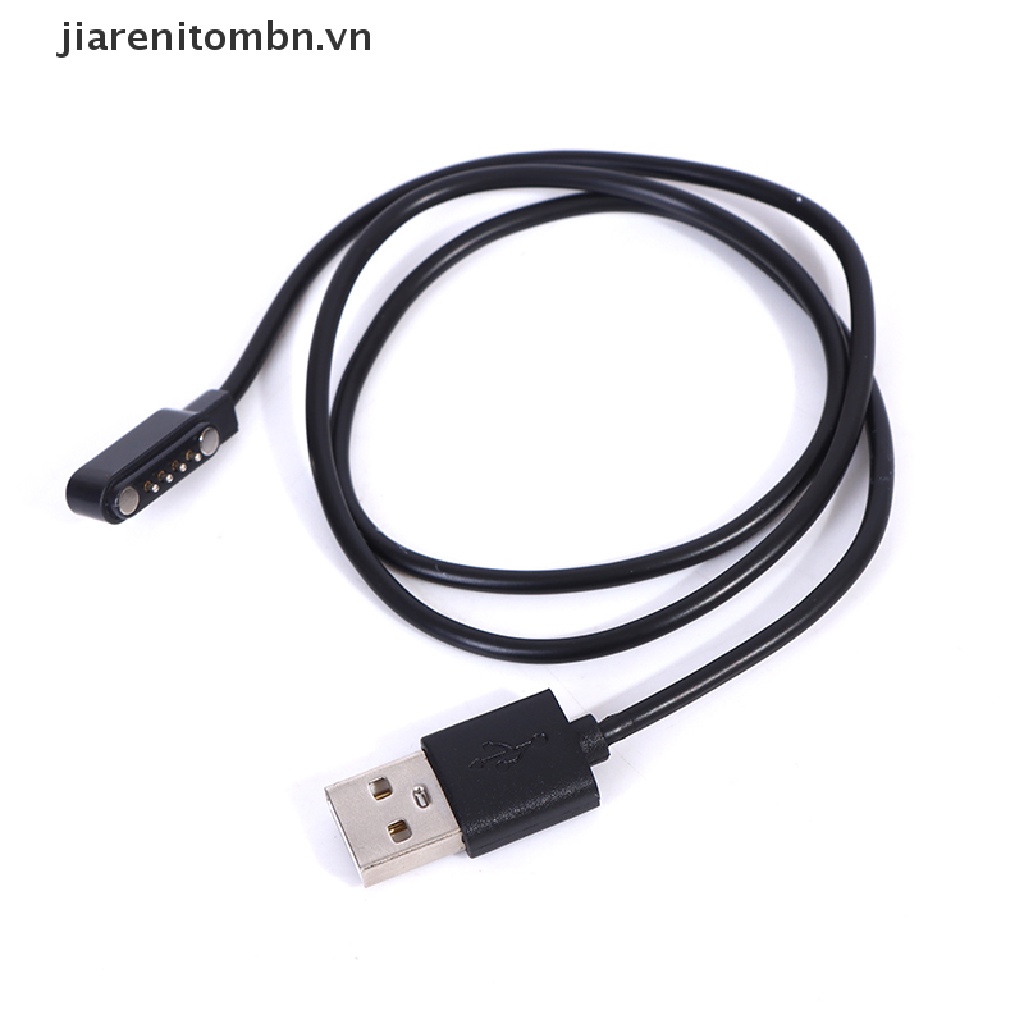 Dây Cáp Sạc Nam Châm 4 Pin 2.54mm Cho Đồng Hồ Thông Minh KW88 GT88 G3