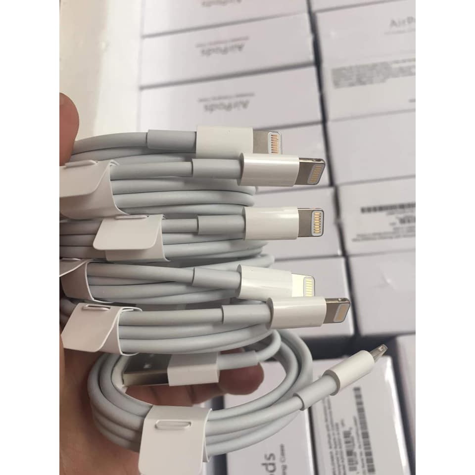 Cáp sạc iPhone X chuẩn Lightning chính hãng - Hàng ZIN bóc máy 100%