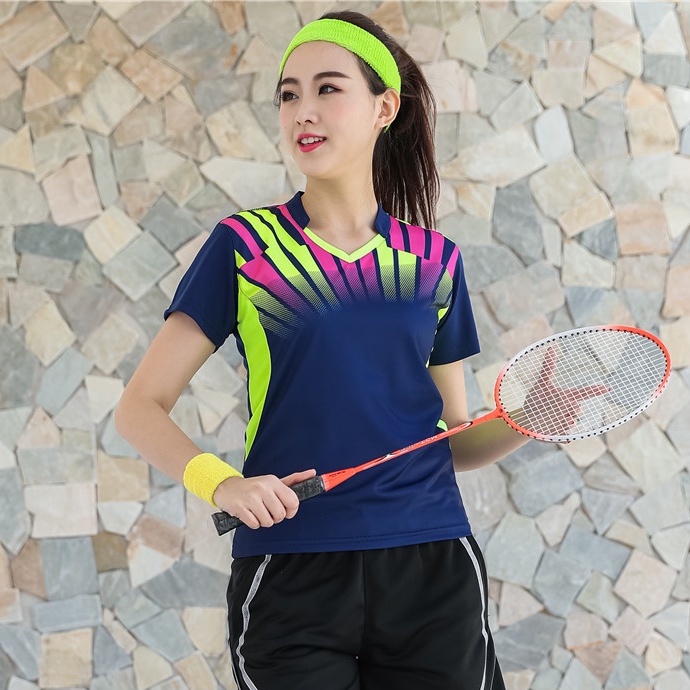 Bộ Đồ Thể Thao Tay Ngắn Thoáng Khí Nhanh Khô Thời Trang Mùa Hè Cho Nam Và Nữ